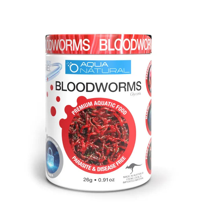 Aqua Natural Freeze Dried BloodWorms 26g